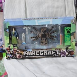Kit Pack Brinquedo Bonecos Ação Minecraft 3D Colecionáveis