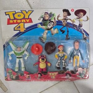 Kit Toy Story Com 4 Personagens Buzz Woody Jessie
