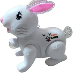 Brinquedo Coelho Feliz com LED e Som