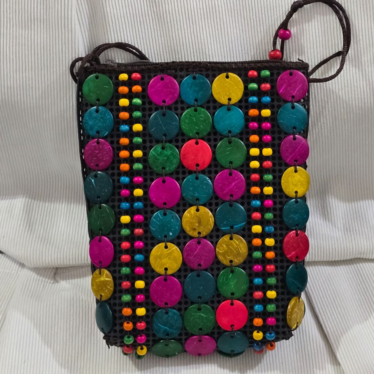 Bolsa artesanal Miçangas YZ-10 (outro cor) - Imagem 2