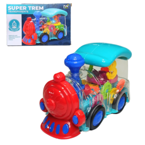 Brinquedo Trenzinho Musical Infantil Bate Volta Som Luzes