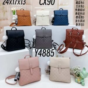 -MOCHILA DE MATERIAL PU DE USO ADULTO Y4885